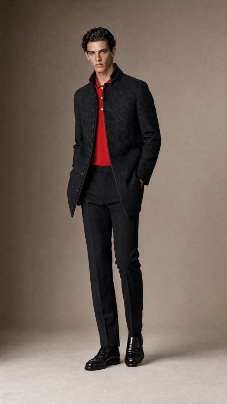 Soft-Tailored Check Tweed Sport Jacket — Pure European Wool Tweed