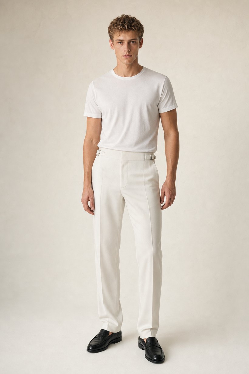 Cotton Casual Trousers — Cotton