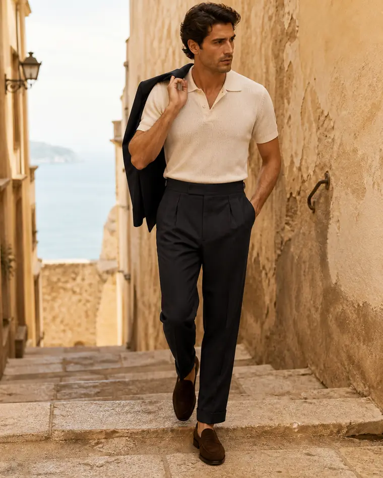 Tailored Trousers in fabric 1010