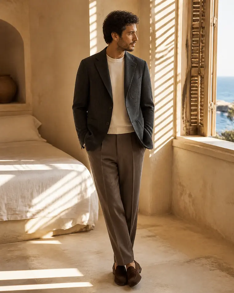 Italian Casual Blazer in fabric 1013