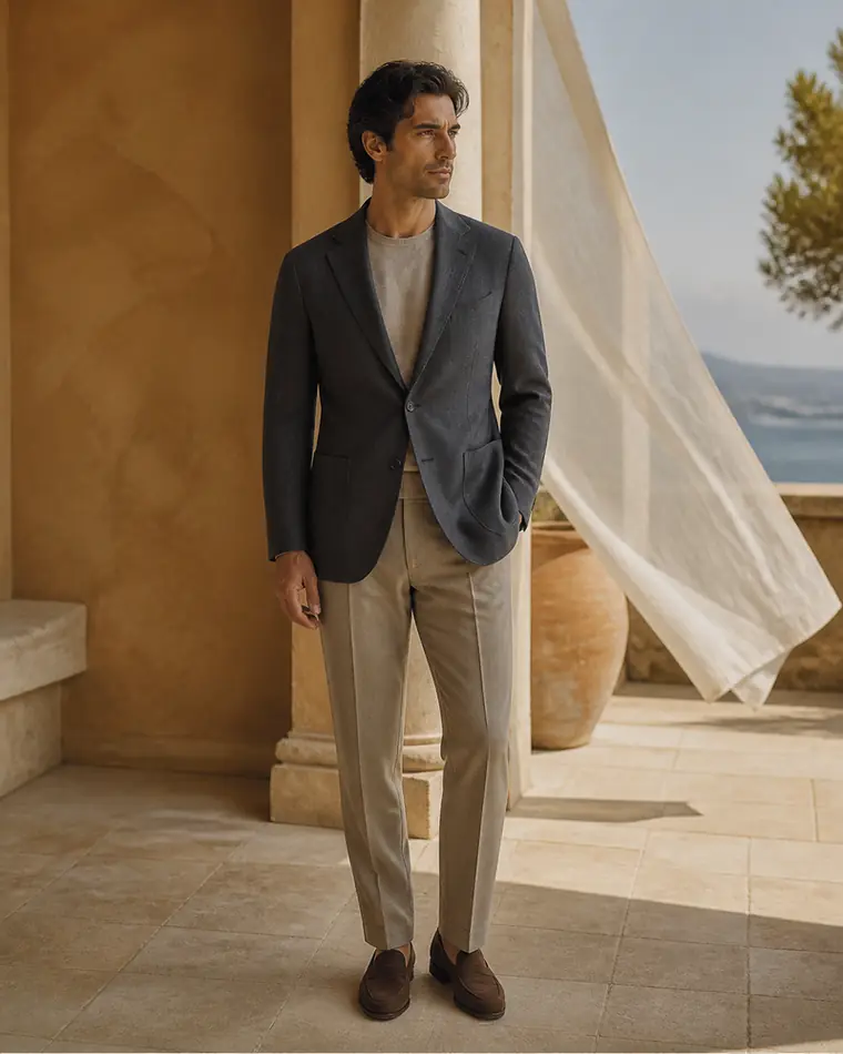 Italian Casual Blazer in fabric 1019