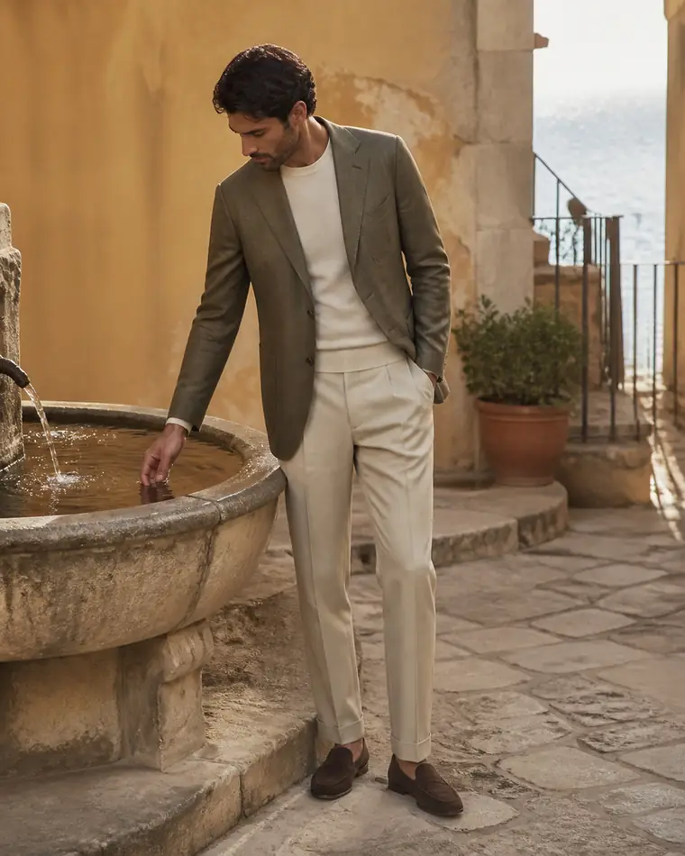Italian Casual Blazer in fabric 1040