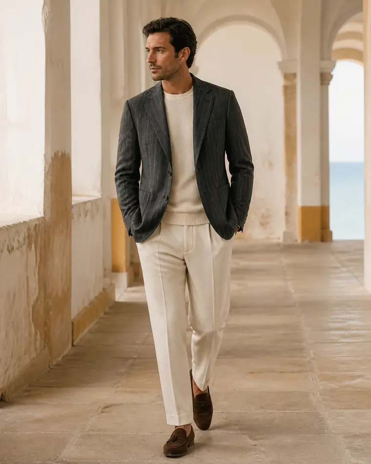Italian Casual Blazer in fabric 1055