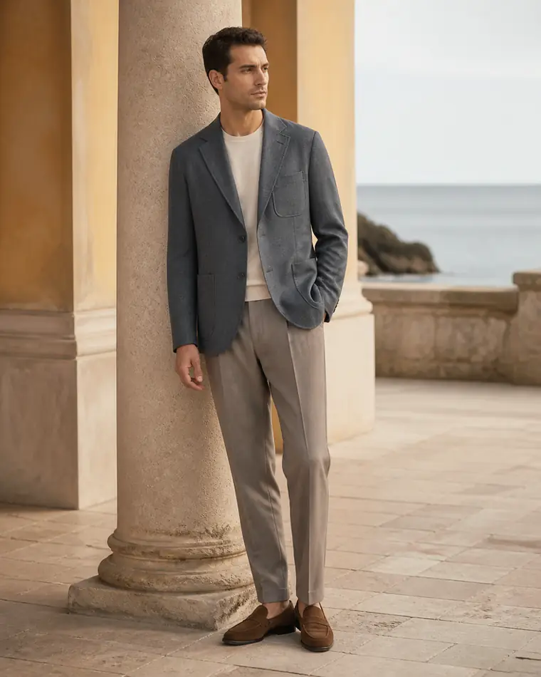 Italian Casual Blazer in fabric 6712