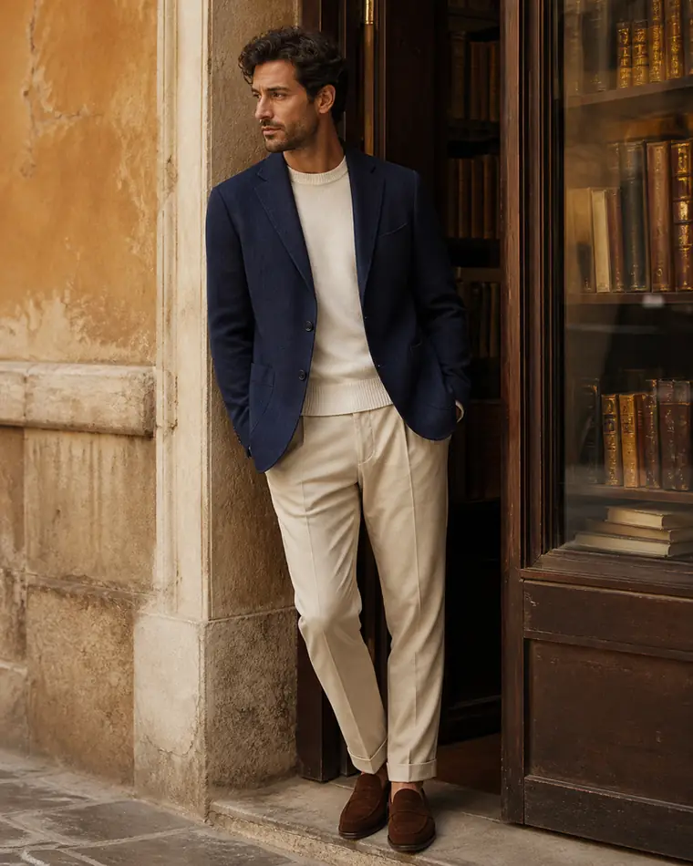 Italian Casual Blazer in fabric 6718