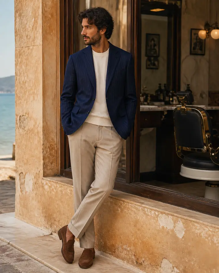 Italian Casual Blazer in fabric 6730