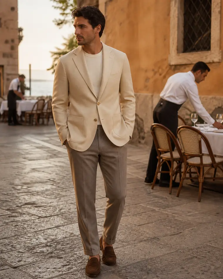 Italian Casual Blazer in fabric 6748