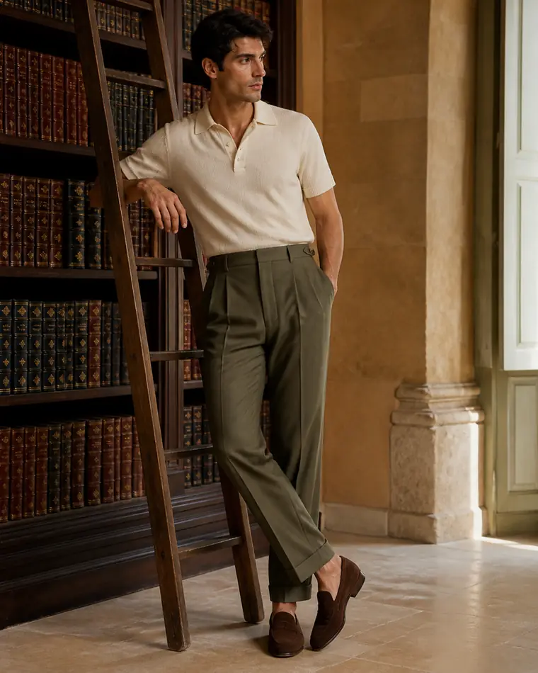 Tailored Trousers in fabric 280150