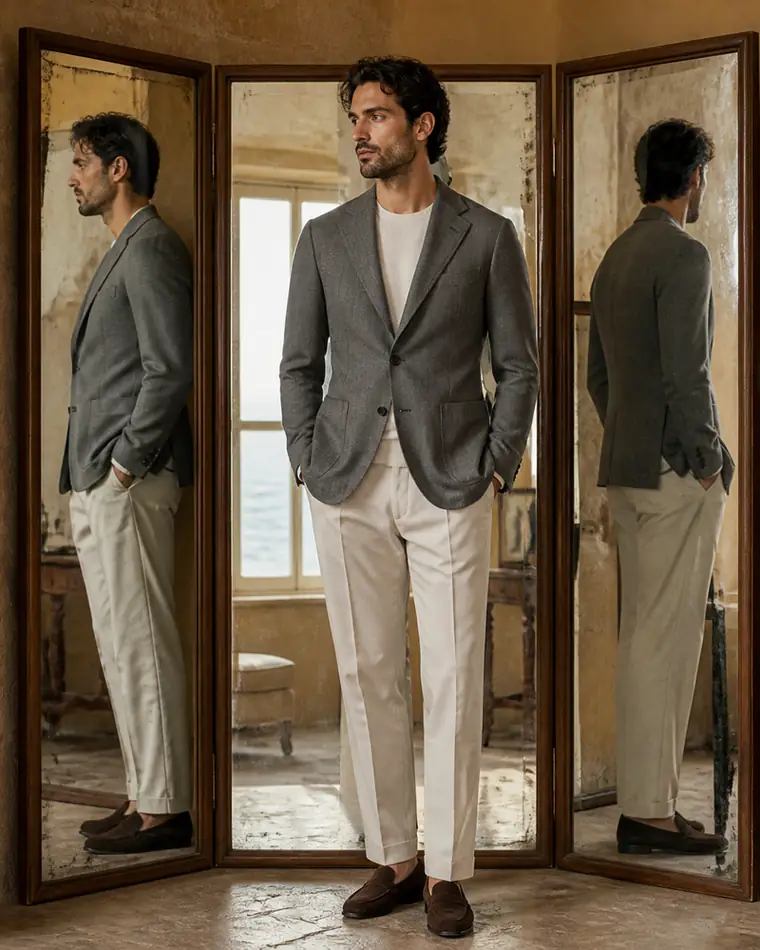 Italian Casual Blazer in fabric 280211