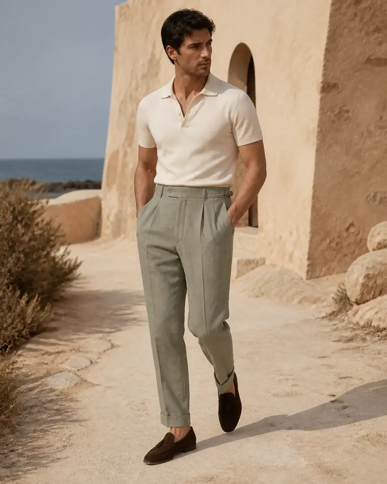 Tailored Trousers in fabric 1945